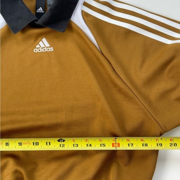 Adidas Women's Brown Black White Track Sweatshirt Oversized Boxy Fit Size XS - Picture 8 of 9